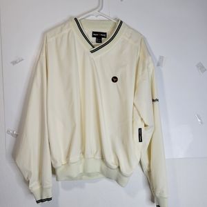 Men's Taylor made Golf wind pullover Size small Off white